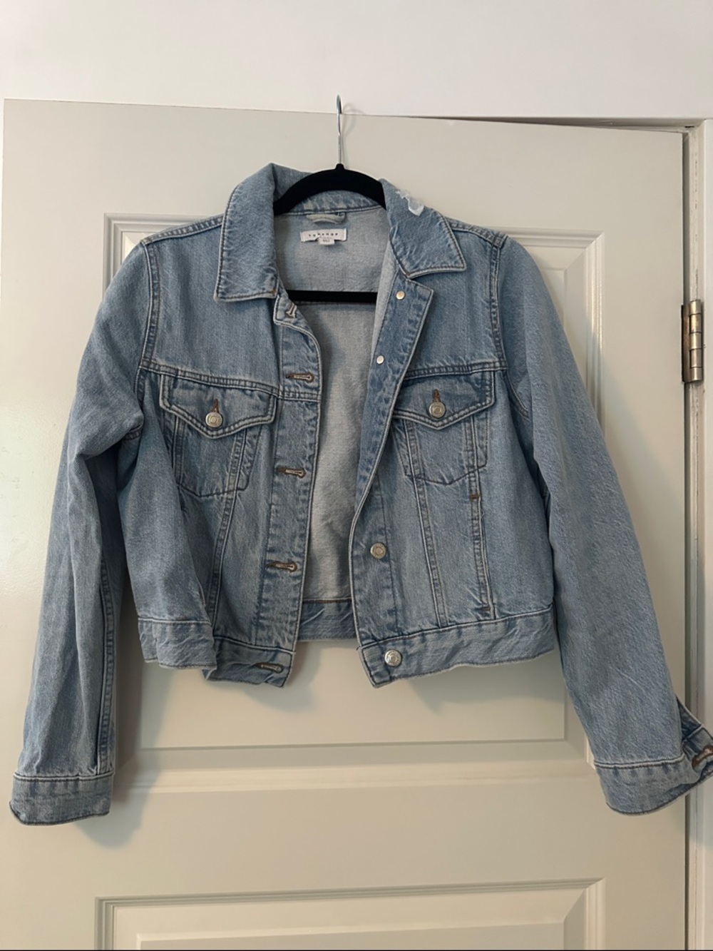 Topshop Light Blue Denim Trucker Jacket